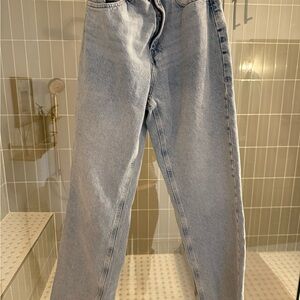 Zara Faded Blue Denim Jeans